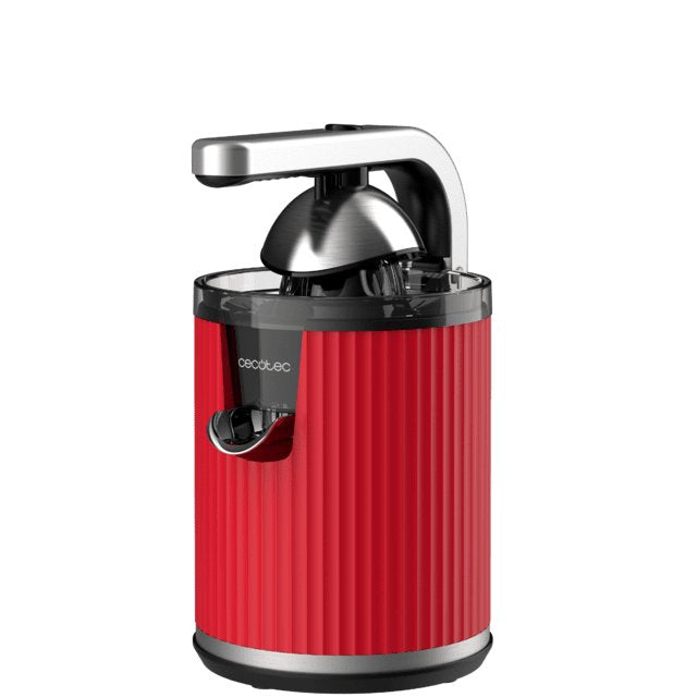 EAN 8435484038997 - Cecotec Xqueeze RetroJuice 600 Exprimidor lenta 600 W Negro, Rojo, Acero inoxidable imagen 2
