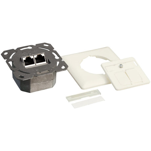 EAN 4052792027204 - LogiLink NP0021 toma de corriente RJ-45 Metálico, Blanco imagen 1