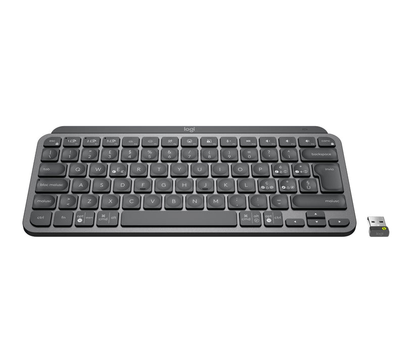 EAN 5099206101395 - Logitech MX Keys Mini For Business teclado Oficina RF Wireless + Bluetooth QWERTY Italiano Grafito imagen 6