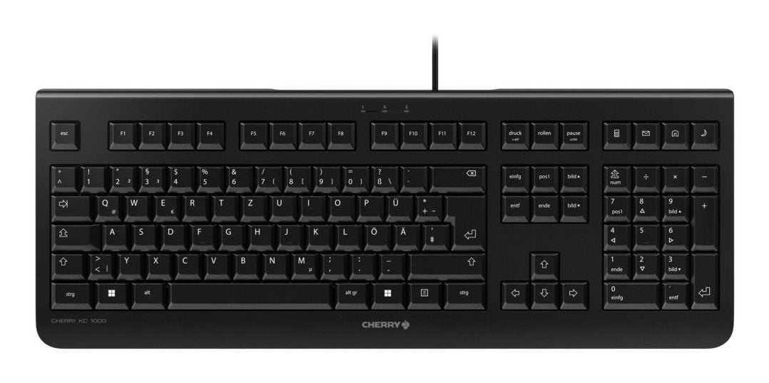 EAN 4025112082122 - CHERRY KC 1000 teclado Universal USB AZERTY Belga Negro imagen 5