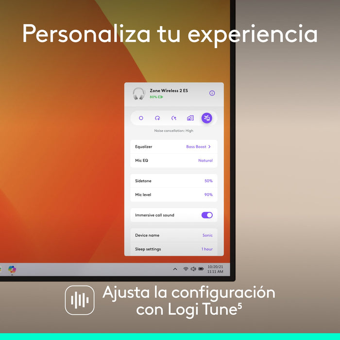 EAN 5099206131071 - Logitech Zone Wireless 2 ES Inalámbrico y alámbrico Diadema Llamadas/Música USB Tipo C imagen 15