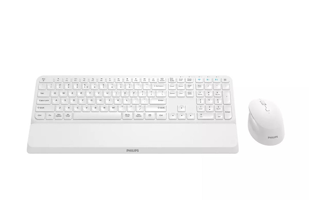 EAN 8712581780524 - Philips 6000 series SPT6607W/16 teclado Ratón incluido Universal RF Wireless + Bluetooth QWERTY Inglés Bl imagen 1