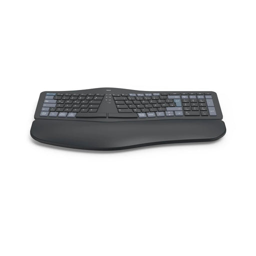 EAN 4047443520531 - Hama WK-900 Ergo teclado Hogar / Oficina RF Wireless + Bluetooth QWERTZ Alemán Negro, Azul, Gris Oscuro imagen 2