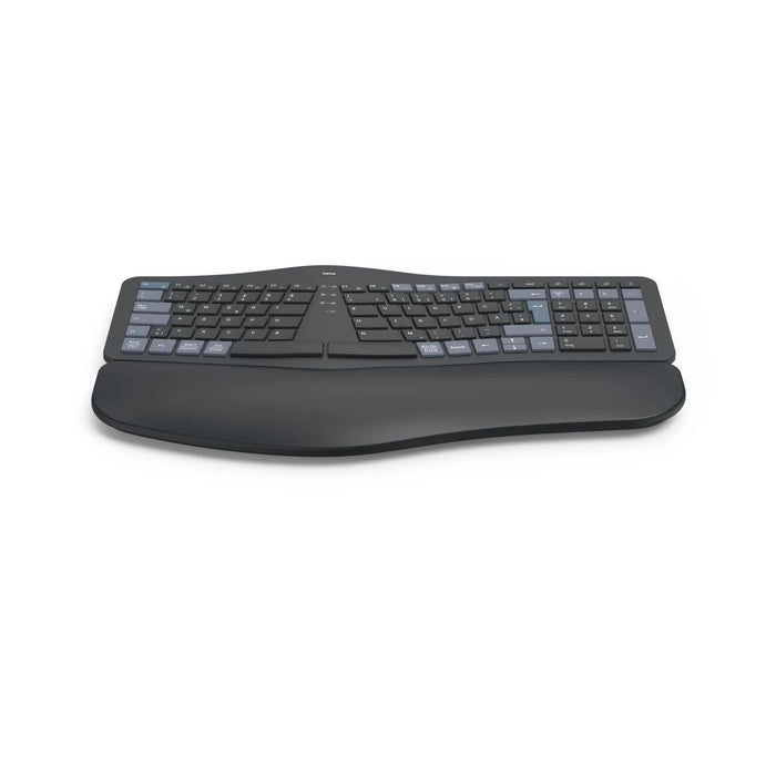 EAN 4047443520531 - Hama WK-900 Ergo teclado Hogar / Oficina RF Wireless + Bluetooth QWERTZ Alemán Negro, Azul, Gris Oscuro imagen 2