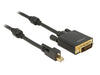 EAN 4043619856374 - DeLOCK 85637 adaptador de cable de vídeo 5 m Mini DisplayPort DVI Negro imagen 1