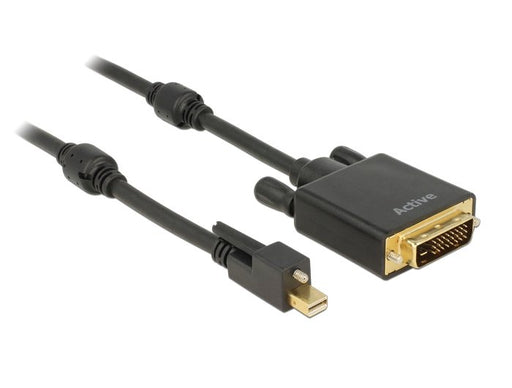 EAN 4043619856374 - DeLOCK 85637 adaptador de cable de vídeo 5 m Mini DisplayPort DVI Negro imagen 1