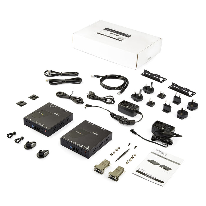 EAN 0065030878456 - StarTech.com ST12MHDLAN2K extensor audio/video Transmisor y receptor de señales AV Negro imagen 5