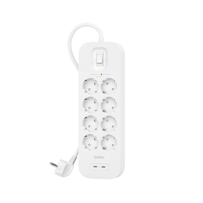 EAN 0745883886661 - Belkin SRB004VF2M Blanco 8 salidas AC 2 m imagen 1