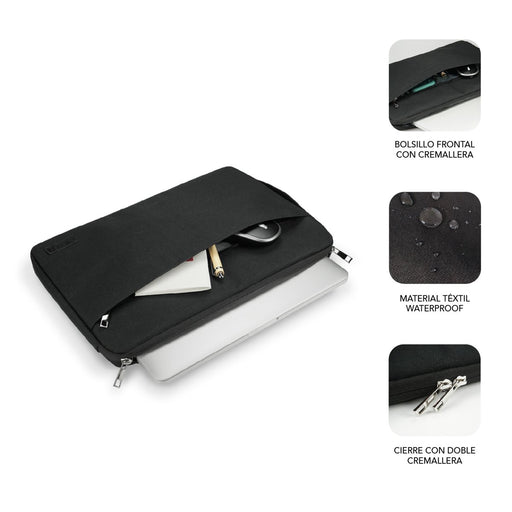 EAN 8436586741495 - SUBBLIM SUB-LS-0PS0101 maletines para portátil 39,6 cm (15.6") Negro imagen 2