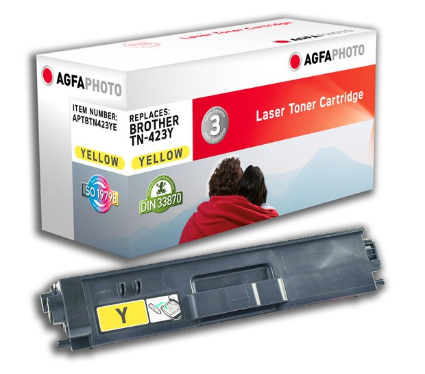 EAN 4250164857828 - AgfaPhoto APTBTN423YE cartucho de tóner 1 pieza(s) Compatible Amarillo imagen 1
