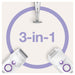 EAN 4210201388685 - Braun Silk-épil 5 825 Power 28 pinzas Blanco, Púrpura imagen 6