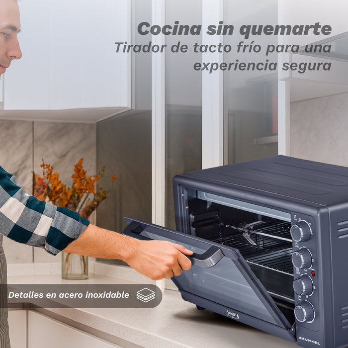 EAN 8426156019260 - Grunkel HR-48PROMAX horno 48 L 2200 W Negro, Acero imagen 7