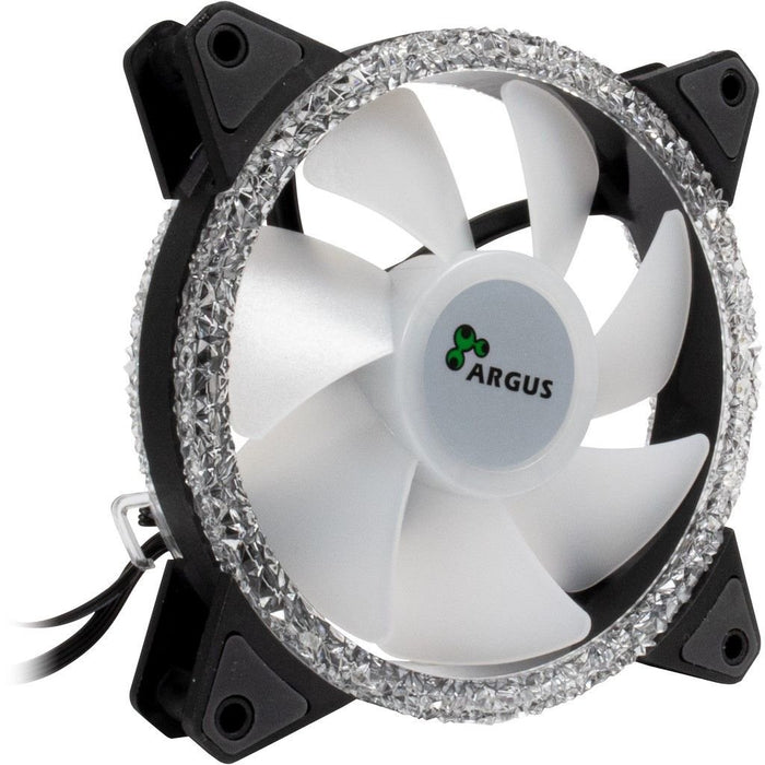 EAN 4260455646161 - Inter-Tech Argus RS-07 Carcasa del ordenador Ventilador 12 cm Negro, Blanco imagen 3