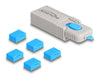 EAN 4043619209231 - DeLOCK 20923 bloqueador de puerto Bloqueador de puerto + clave USB tipo A Azul, Gris Plástico 6 pieza(s) imagen 1