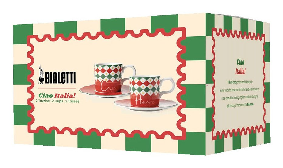 EAN 8006363099752 - Bialetti Tricolore tazón Multicolor Café expreso 1 pieza(s) imagen 2