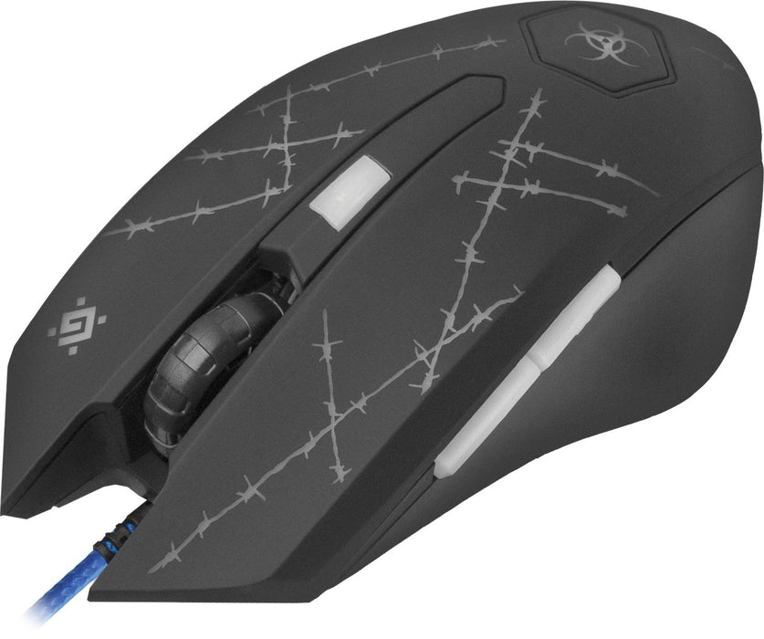 EAN 4714033520201 - Defender Forced GM-020L ratón Juego Ambidextro USB tipo A Óptico 3200 DPI imagen 8
