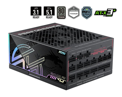 EAN 4711377406130 - MSI MPG Ai1300TS PCIE5 unidad de fuente de alimentación 1300 W 24-pin ATX ATX Negro imagen 1