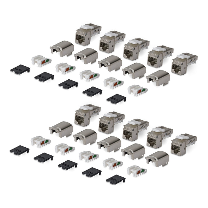 EAN 65030916660 - StarTech.com C6AKEYTLSTP9010PK módulo de conector de red imagen 6