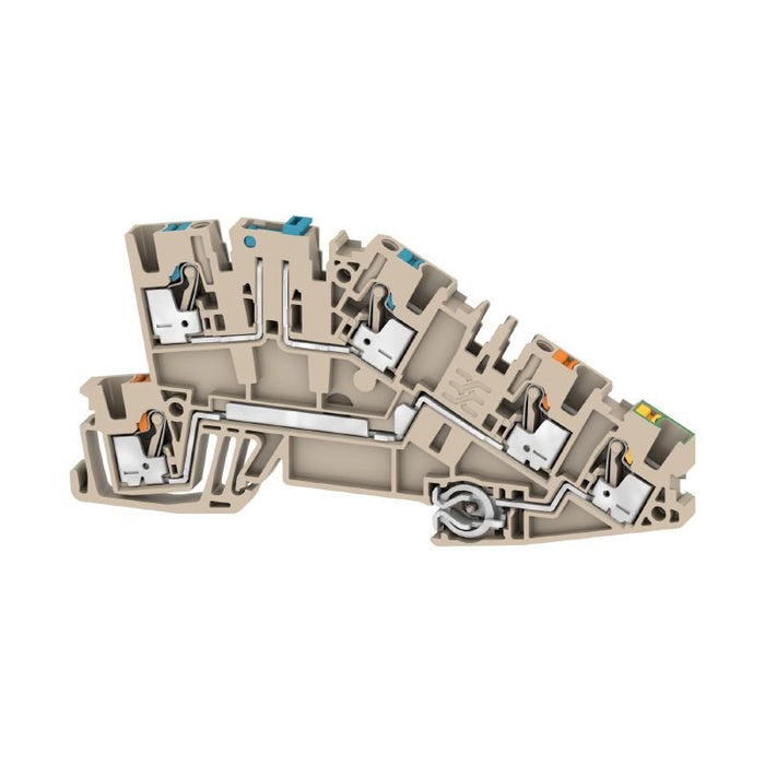 EAN 4064675030614 - Weidmüller AITB 2.5 NDT-L-PE bloque de terminales 3 Beige imagen 1