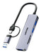 EAN 4894160057099 - UNITEK H1320AGY01 hub de interfaz USB 3.2 Gen 2 (3.1 Gen 2) Type-A 5000 Mbit/s Gris imagen 1