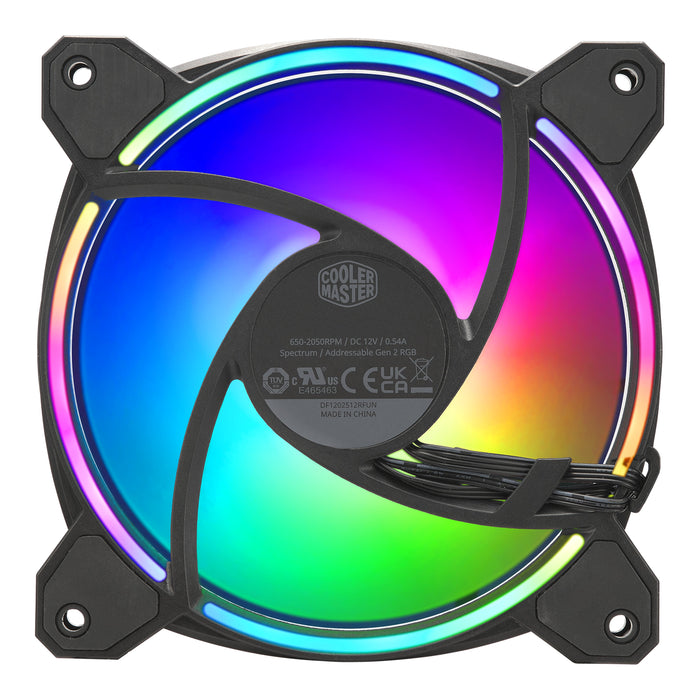 EAN 4719512127506 - Cooler Master MasterFan MF120 Halo² 3in1 Carcasa del ordenador Ventilador 12 cm Negro 3 pieza(s) imagen 4