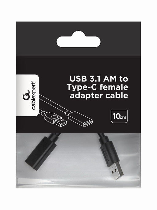 EAN 8716309100670 - Gembird A-USB3-AMCF-01 cable USB USB 3.2 Gen 1 (3.1 Gen 1) 0,1 m USB A USB C Negro imagen 1
