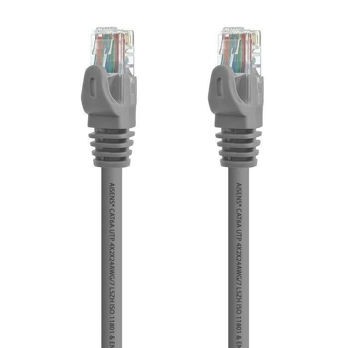 EAN 8436574703771 - AISENS A145-0324 cable de red Gris 0,25 m Cat6a U/UTP (UTP) imagen 2