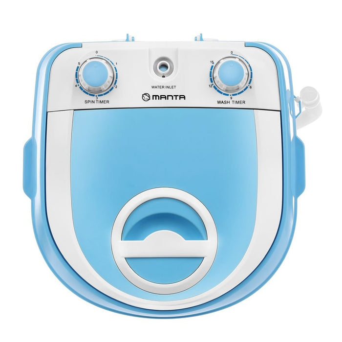 EAN 5907377863083 - Manta WH128 lavadora Carga superior 2,8 kg 330 RPM Azul, Blanco imagen 4
