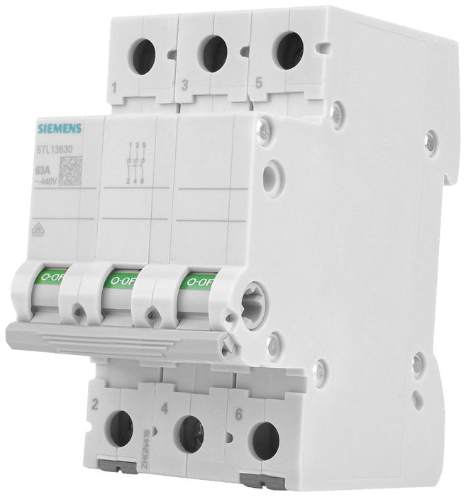EAN 4001869468952 - Siemens 5TL1363-0 corta circuito 3P imagen 3
