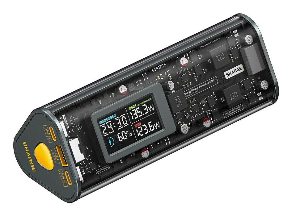 EAN 6973154657700 - SHARGE YDD-SG-170-SBLJ-HUI batería externa 24000 mAh Gris, Transparente imagen 3