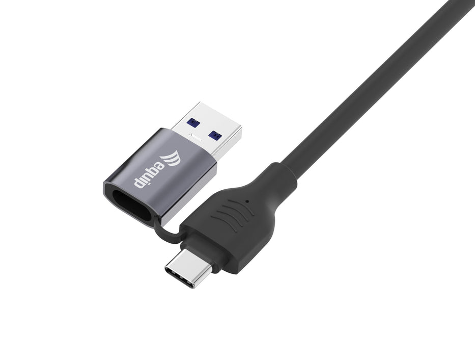 EAN 4015867244128 - Equip 133102 cable de red Negro 2 m imagen 2