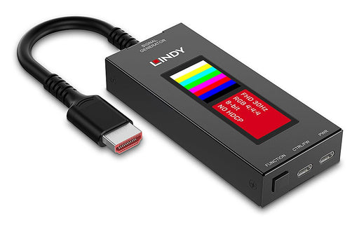 EAN 4002888326964 - Lindy HDMI 8K30 Signal Generator Generador de señales Negro imagen 1