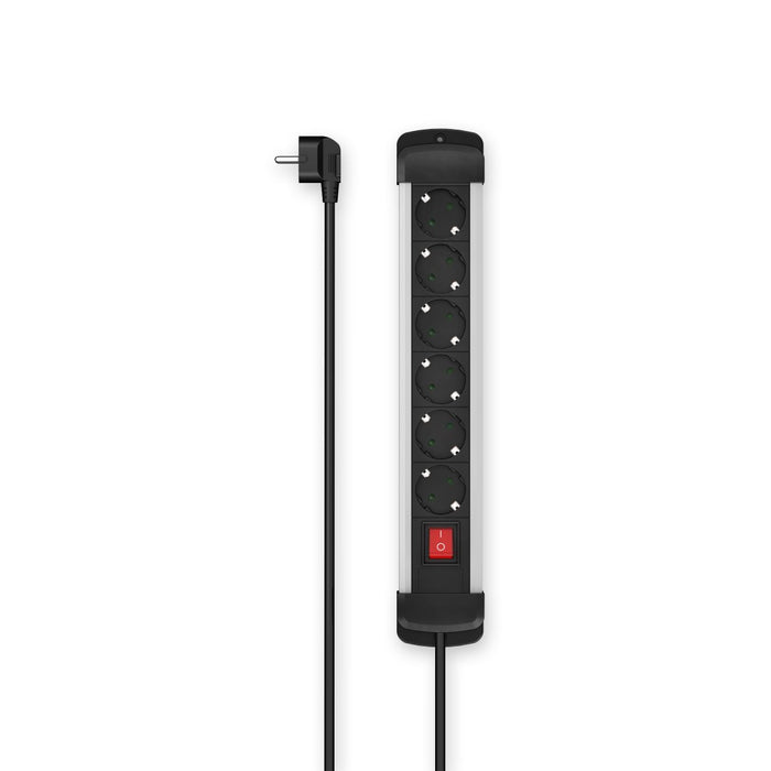 EAN 4047443480613 - Hama 00223104 base múltiple 3 m 6 salidas AC Negro imagen 1