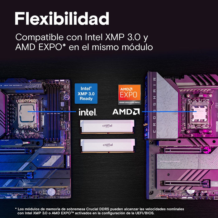 EAN 0649528947000 - Crucial Pro CP2K32G60C40U5W módulo de memoria 64 GB 2 x 32 GB DDR5 288-pin DIMM imagen 4