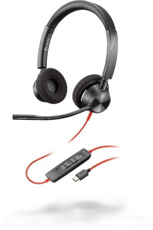 EAN 17229167674 - Poly 3320 Auriculares Alámbrico Diadema Llamadas/Música USB Tipo C Negro imagen 1