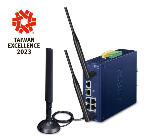 EAN 4711605286565 - PLANET Industrial 5-Port GE LoRaWAN WLAN Gateway LCG-300W-EU pasarel y controlador imagen 1