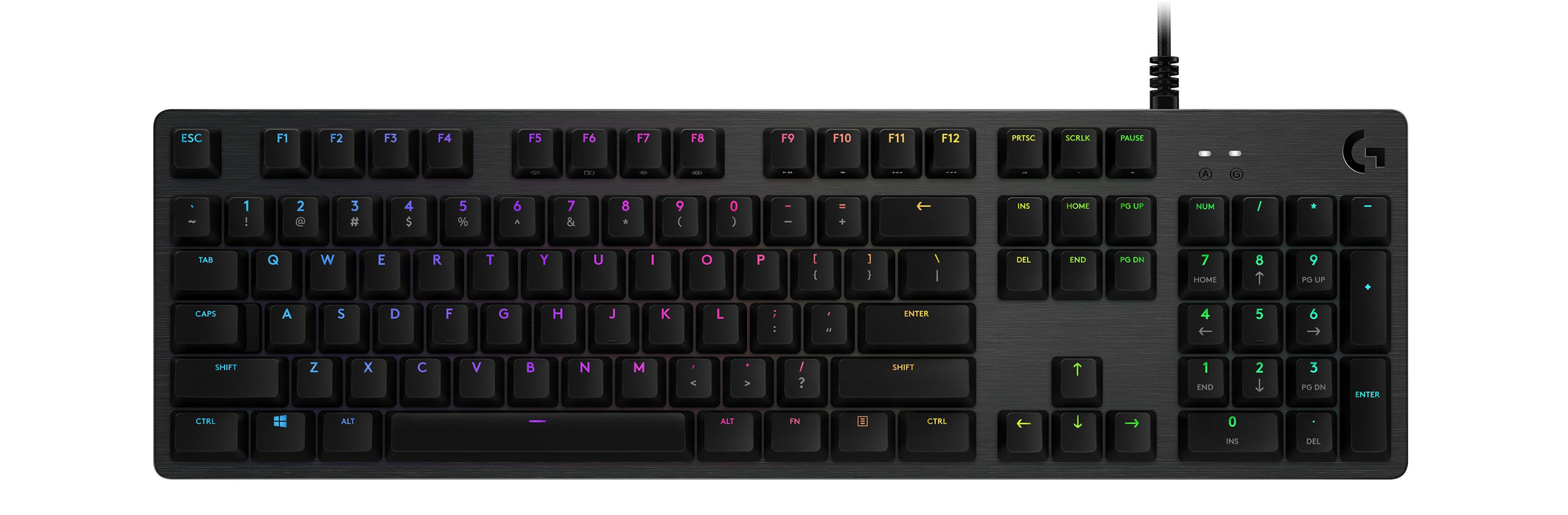 EAN 5099206086142 - Logitech G 920-009350 teclado Juego USB QWERTY Inglés del Reino Unido Carbono imagen 1