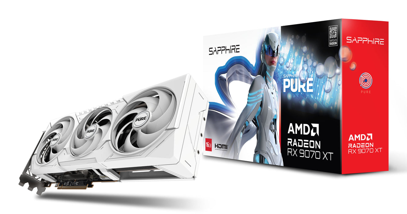 EAN 4895106295896 - Sapphire PURE Radeon RX 9070 XT AMD 16 GB GDDR6 imagen 8