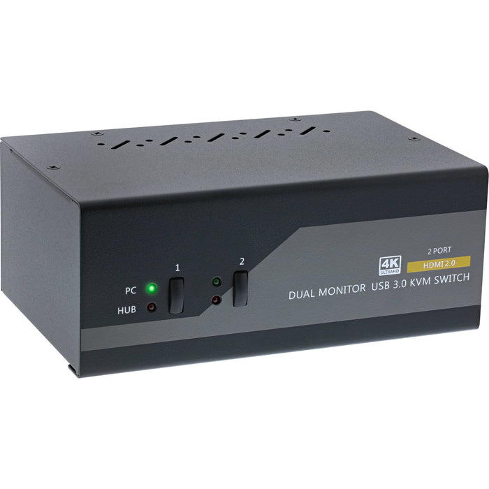 EAN 4043718284726 - InLine 62652I interruptor KVM Negro, Gris imagen 1