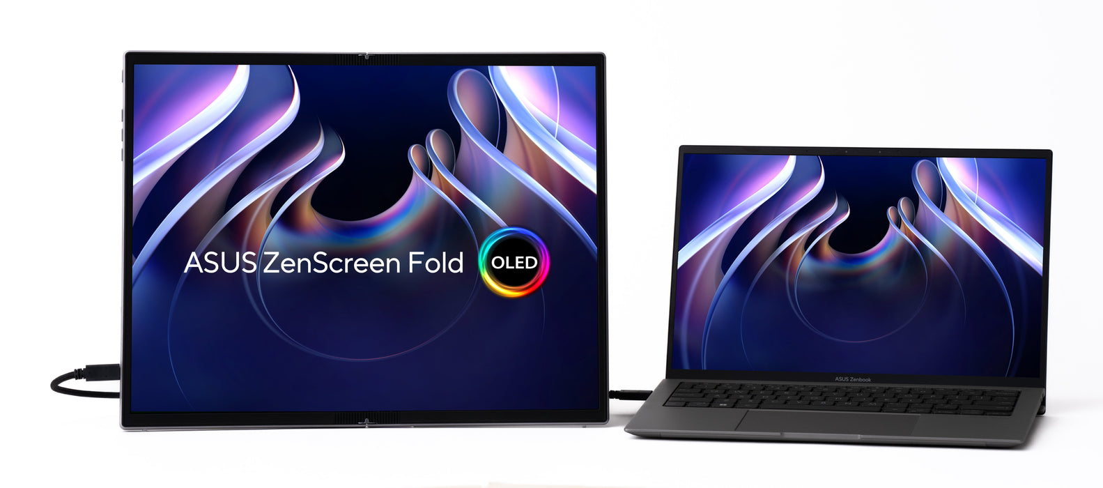 EAN 4711387447307 - ASUS ZenScreen Fold OLED MQ17QH pantalla para PC 43,9 cm (17.3") 2560 x 1920 Pixeles Quad HD Plata imagen 1
