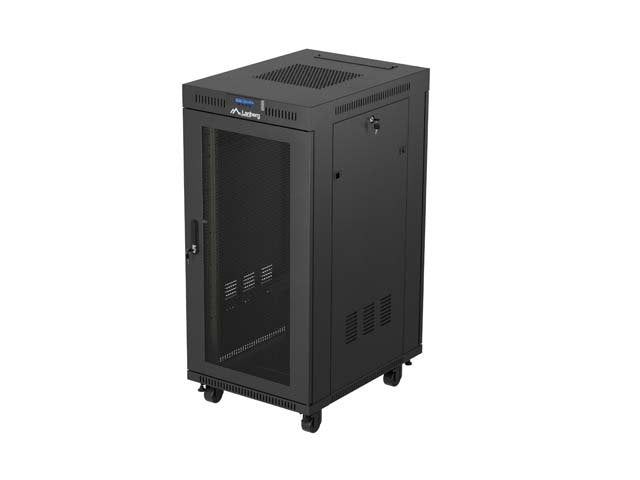 EAN 5901969447903 - Lanberg FF01-6824-23BL armario rack 24U Rack o bastidor independiente Negro imagen 1