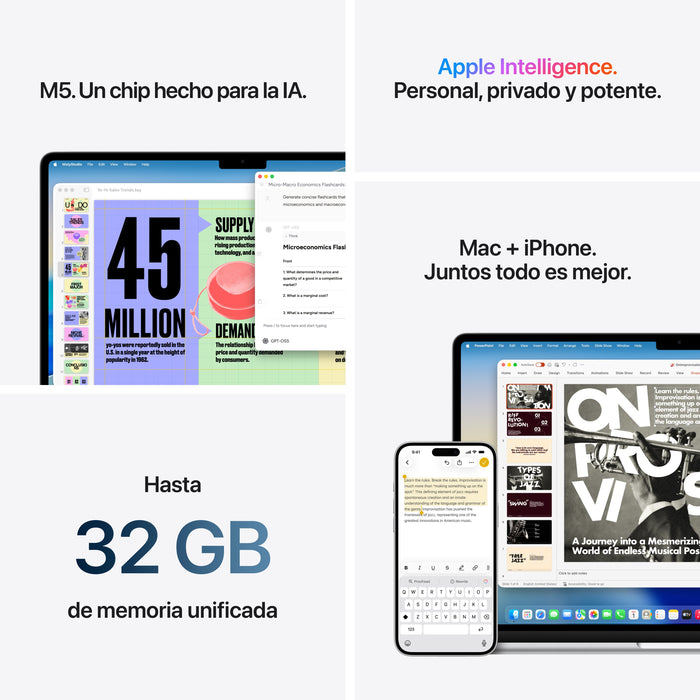 EAN 195950698206 - Apple MacBook Air Apple M Portátil 38,9 cm (15.3") Wi-Fi 7 (802.11be) macOS Tahoe Marina imagen 8