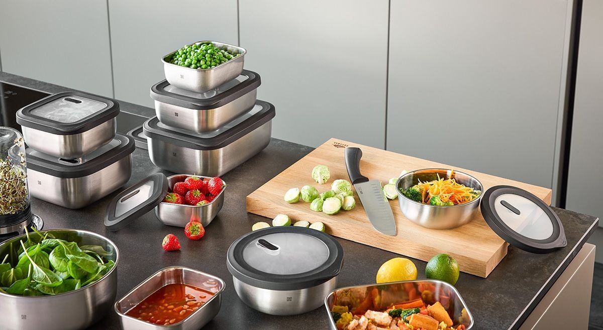 EAN 4006664127752 - GEFU 12775 recipiente de almacenar comida Rectangular Contenedor 1,3 L Negro, Acero inoxidable 1 pieza(s) imagen 3