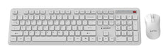 EAN 8716309137027 - Gembird KBS-WPS-01-W teclado Ratón incluido Oficina RF inalámbrico QWERTY Internacional de EE.UU. Blanco imagen 2