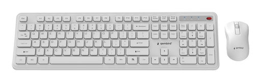 EAN 8716309137027 - Gembird KBS-WPS-01-W teclado Ratón incluido Oficina RF inalámbrico QWERTY Internacional de EE.UU. Blanco imagen 2