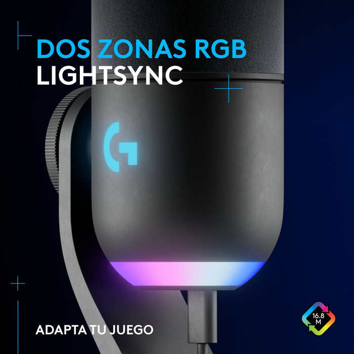 EAN 5099206116863 - Logitech G 988-000569 micrófono Negro Micrófono de superficie para mesa imagen 8