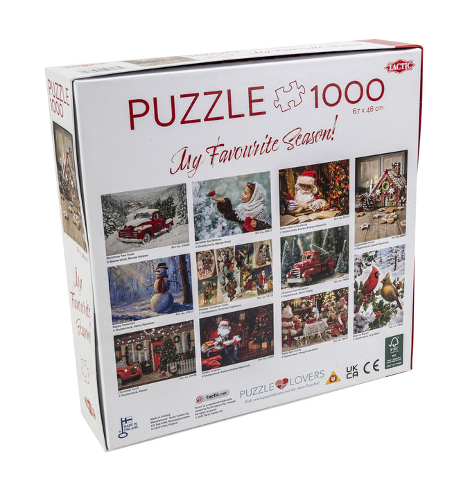 EAN 6416739596075 - Tactic 59607 puzzle Puzzle rompecabezas 1000 pieza(s) Navidad imagen 3