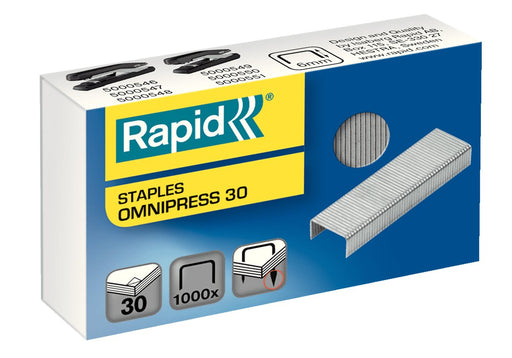 EAN 4051661018848 - Rapid Omnipress 30 Paquete de grapas 1000 grapas imagen 1