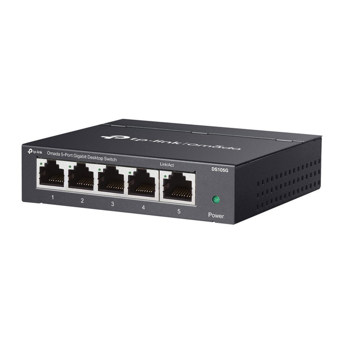 EAN 4895252506785 - TP-Link Omada DS105G switch No administrado Gigabit Ethernet (10/100/1000) Negro imagen 3
