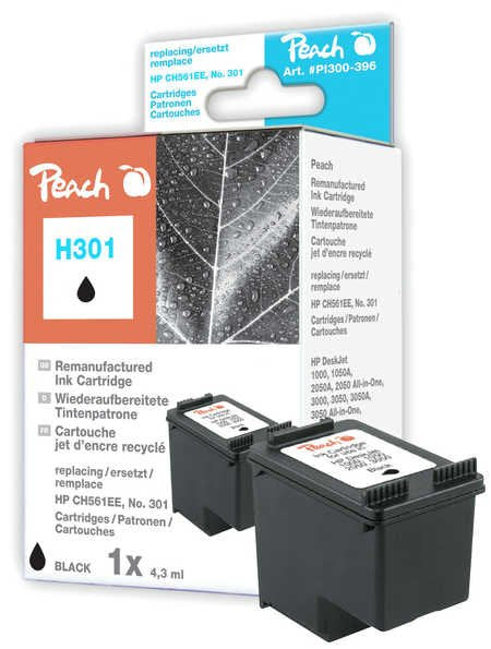 EAN 7640155892100 - Peach 316238 cartucho de tinta 1 pieza(s) Negro imagen 1